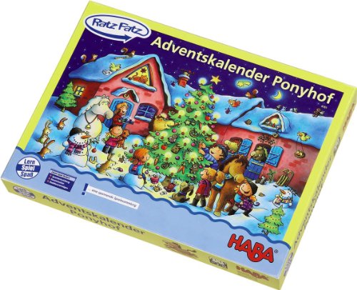 HABA 4781 Ratz Fatz Adventskalender Ponyhof von HABA