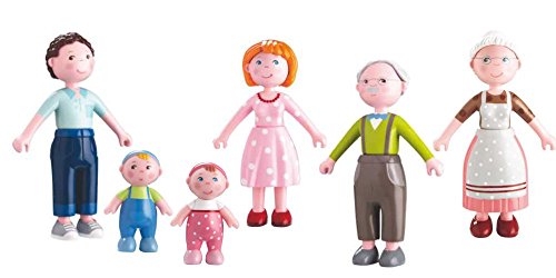 Haba Biegepuppen Little Friends Eltern, Großeltern und Babys von HABA