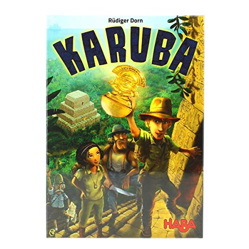 Haba -Karuba, Mehrfarbiges Brettspiel (301895), Verpackung kann variieren, spanische Version von HABA