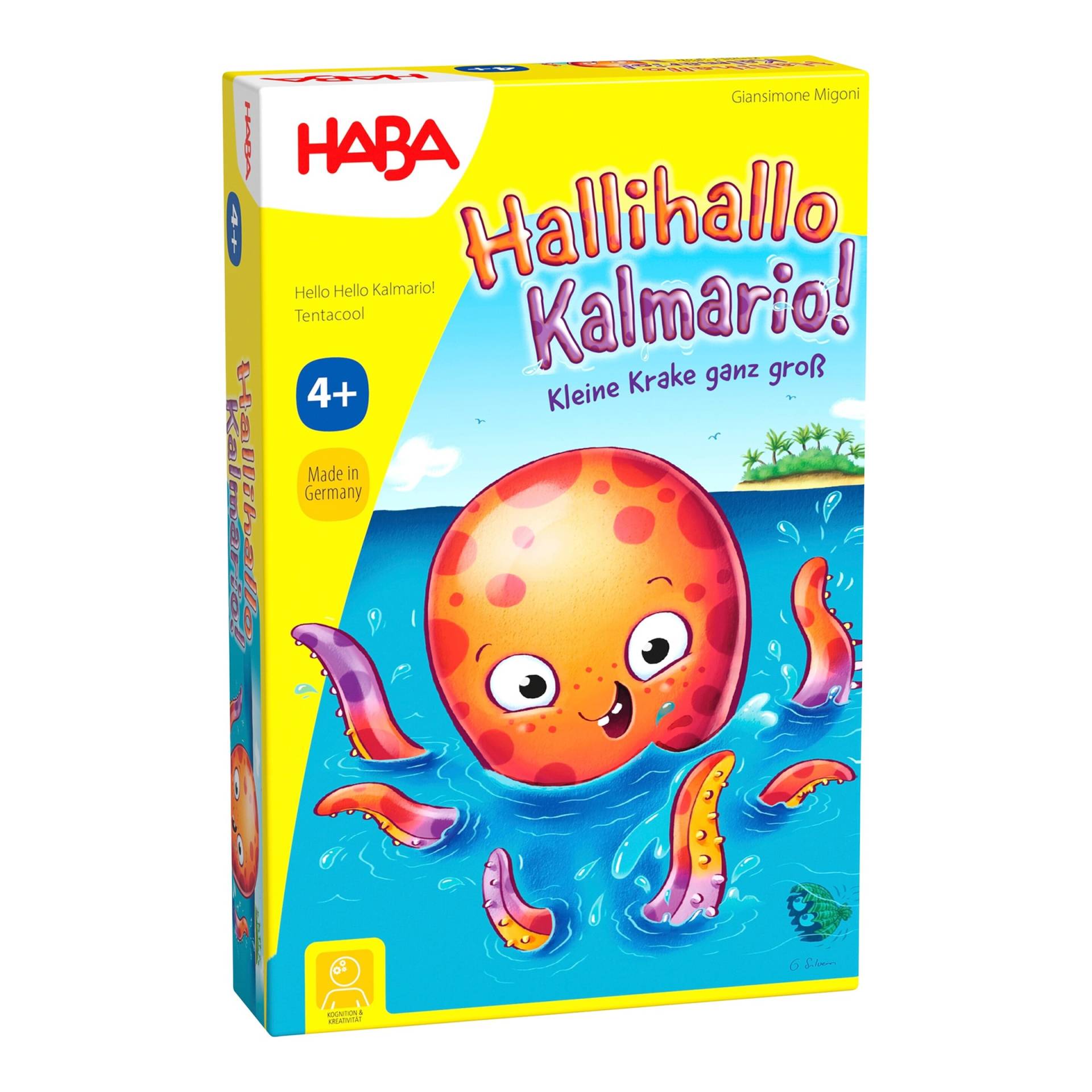 Haba Kinderspiel Hallihallo Kalmario! Kleine Krake ganz groß von HABA