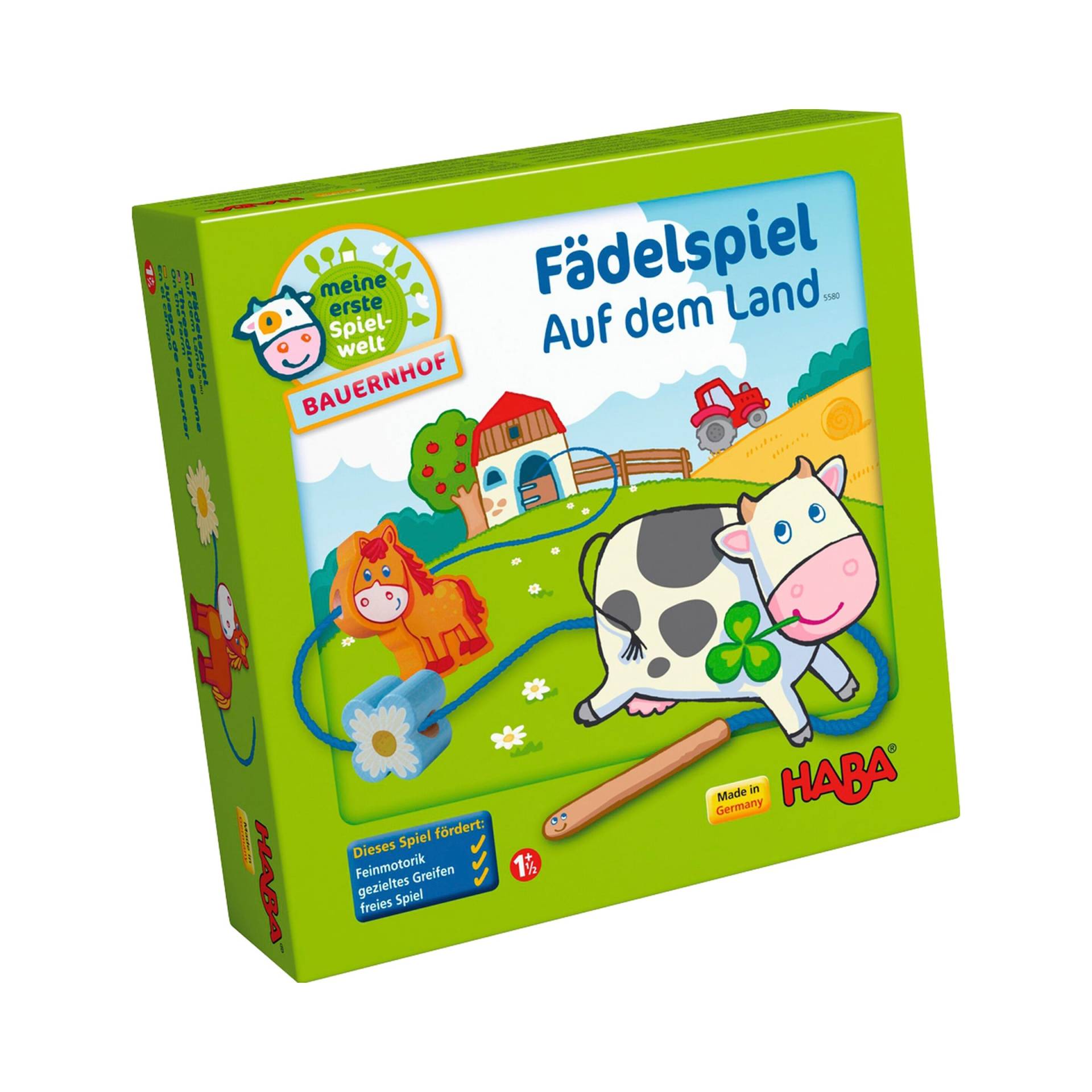 Haba Konzentrationsspiel - Fädelspiel Bauernhof von HABA