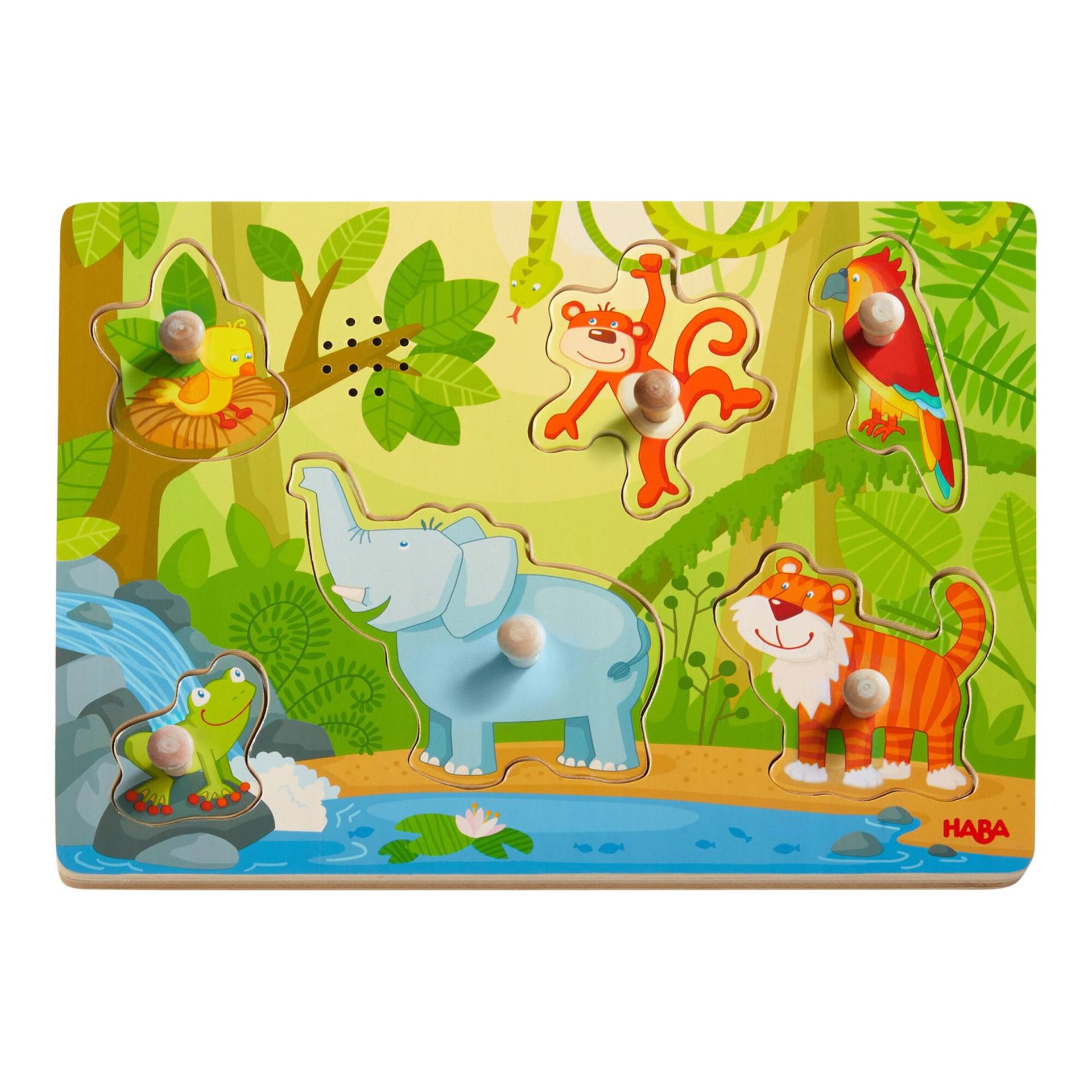 Haba Sound-Greifpuzzle Im Dschungel Haba Sound-Greifpuzzle Im Dschungel von HABA