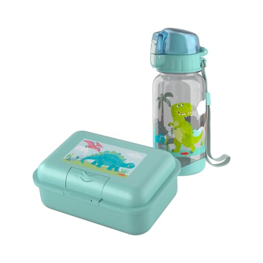 Lunch-Set Dino für Kinder, Dino-Brotdose & -Trinkflasche Lunch-Set Dino für Kinder, Dino-Brotdose & -Trinkflasche von HABA