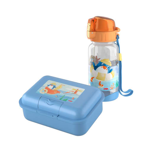 Lunch-Set Pinguin für Kinder, Pinguin-Brotdose & -Trinkflasche Lunch-Set Pinguin für Kinder, Pinguin-Brotdose & -Trinkflasche von HABA