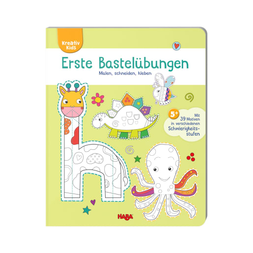 Kreativ Kids - Erste Bastelübungen - Malen, schneiden, kleben Kreativ Kids - Erste Bastelübungen - Malen, schneiden, kleben von HABA