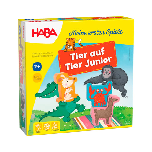 Meine ersten Spiele – Tier auf Tier Junior von HABA 