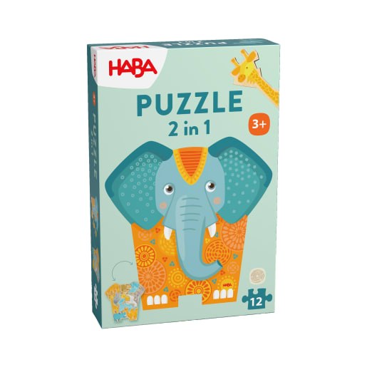 Puzzle 2 in 1 – Elefant von HABA 