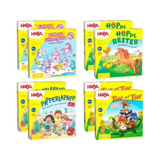 Spielepaket für Kinder, Würfel-Laufspiele- & Lernspiele-Set, ab 3 Spielepaket für Kinder, Würfel-Laufspiele- & Lernspiele-Set, ab 3 von HABA