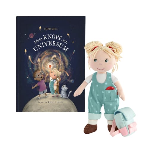 Stoffpuppe Tilli & Buch Mein Knopf, ein Universum, Band 1 Stoffpuppe Tilli & Buch Mein Knopf, ein Universum, Band 1 von HABA