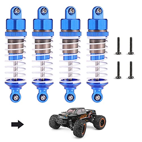 HAIBOXING 1/16 RC Autos Ersatzteile, RC Trufl Aluminiumöl Shocks 4pcs Verbesserte Teile für 16889 & 16890A & 16889A (16HOP1) von HAIBOXING