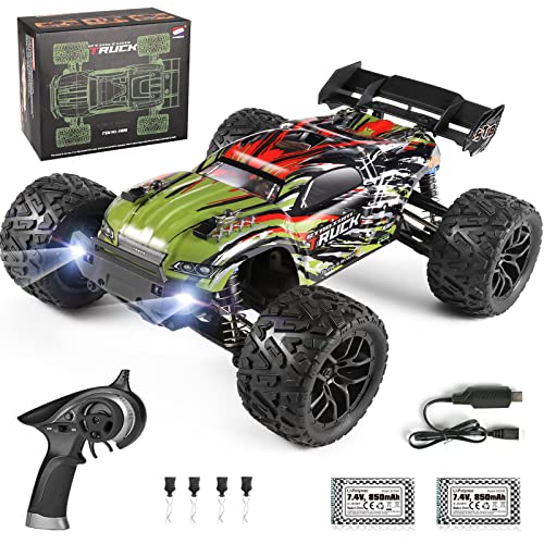 HAIBOXING Ferngesteuertes Auto 1/18 RC Car Hailstorm, 4WD All Terrain High Speed Racing Auto 36 kmh, 2,4 GHz RC Truck 4X4 Offroad wasserdicht elektrisch betrieben von HAIBOXING