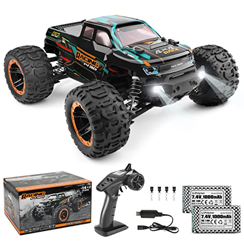 HAIBOXING Ferngesteuertes Auto 4WD RC Auto 1:16 36km/hHochgeschwindigkeits RC Monster Truck 2,4 GHz Rennwagen Wasserdicht Geländewagen Auto Spielzeug Geschenkfür Kinder und Erwachsene von HAIBOXING