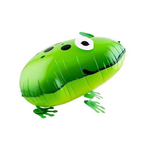 HAICN Frosch Walking Ballon Tier Dschungel Party Luftballons Grün Großer Frosch Folienballon für Kinder Insekt Tier Thema Geburtstag von HAICN