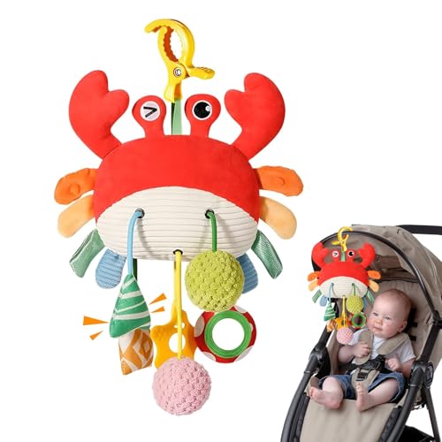 HAINLOGWANG Kinderwagen Spielzeug Baby, Krabbe Baby, Babyspielzeug, Spielzeug Hängende Plüschtiere für Autositz Babybett Kinderwagen, Spielzeug für Babys Ab 0 2 3 4 6 8 9 12 Monate HAINLOGWANG Kinderwagen Spielzeug Baby, Krabbe Baby, Babyspielzeug, Spielzeug Hängende Plüschtiere für Autositz Babybett Kinderwagen, Spielzeug für Babys Ab 0 2 3 4 6 8 9 12 Monate von HAINLOGWANG