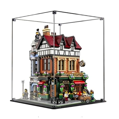 Acryl 3 mm Displaybox für Lego 10350 English Corner Building Streetscape Modell, Transparente Staubdichte Displaybox, Kompatibel mit Lego 10350 Modell (Modell Nicht Enthalten) (Transparent) von HAIWENFEIQI