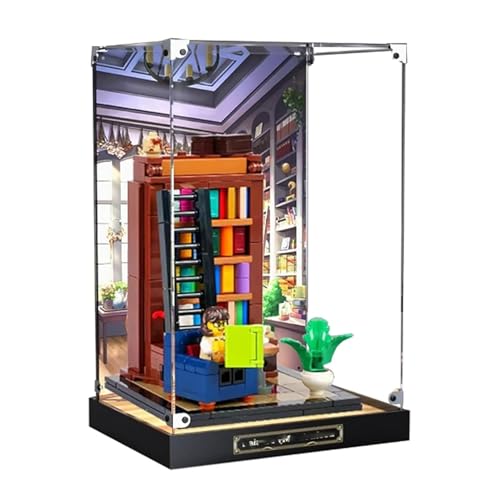 Acryl Display Box für Lego 40698 Bücherregal Bookish Modell, Transparent Staubdichte Display Box Aufbewahrungsbox Kompatibel mit Lego 40698 Modell (Modell Nicht Enthalten) (Kontexte) von HAIWENFEIQI