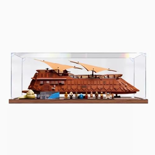 Acryl Display Box für Lego 75397 Segelyacht Modell, Transparent Staubdichte Display Box Aufbewahrungsbox Kompatibel mit Lego 75397 (Modell Nicht Enthalten) (2mm) von HAIWENFEIQI