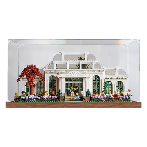 Acryl-Displaybox für Lego 21353 Wonderful Botanical Garden Modell, Transparente Staubdichte Displaybox, Aufbewahrungsbox, Kompatibel mit Lego 21353 (Modell Nicht Enthalten) (2mm) von HAIWENFEIQI