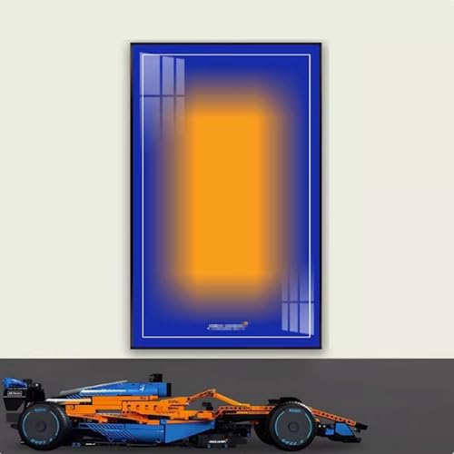 Display-Wandboard für Lego 42141 Rennen, kompatibel mit Lego 42141, Geschenke für Lego-Liebhaber (nur Displaywand, kein Modus) (C-Stil) von HAIWENFEIQI