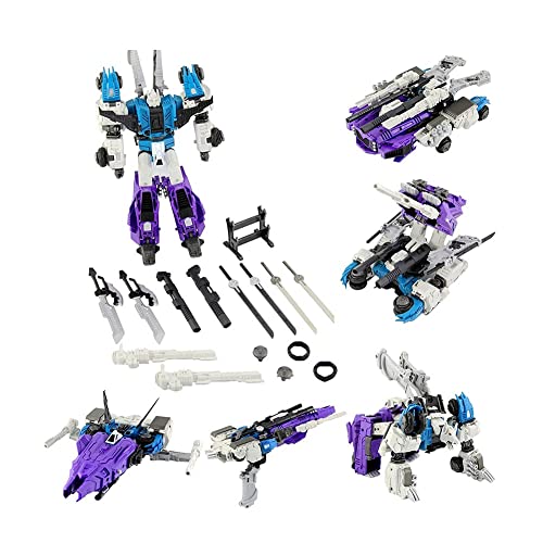 Transformer-Toys-Spielzeuge: MFT-Hexaeder MF-27DMH, kleines Modell, sechs mobile Spielzeuge von Transformer-Toys Ninja-Mitarbeitern, Transformer-Toys-Spielzeugroboter, Spielzeug for Teenager und höher von HALFS