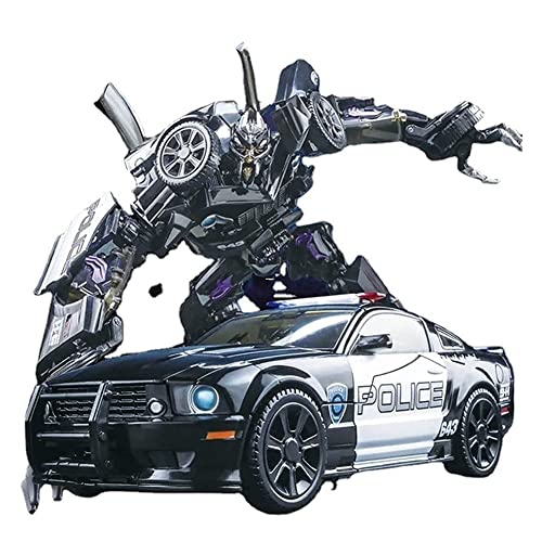 Transformer-Toys: LS02 Police Car Roadblock Mobile Toys, Transformer-Toys Robots, Spielzeug for Teenager und höher. Spielzeuge sind Zentimeter groß von HALFS