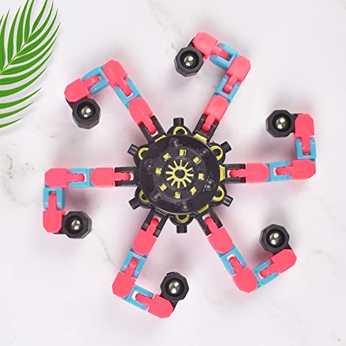 Verwandelbare Fidget Spinners, Luminous Spinners, Spinning Spinning Toys, Sensorisches Fingerspitzenspielzeug, Stressabbau- und Anti-Angst-Spielzeug for Erwachsene und Kinder (Mehrfarbig) ( Size : Pin von HALFS