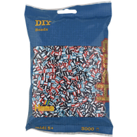 HAMA 201-91 Perlenbeutel 3000 Stück Gestreifte Perlen 3 Versionen HAMA 201-91 Perlenbeutel 3000 Stück Gestreifte Perlen 3 Versionen von HAMA BÜGELPERLEN