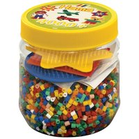 HAMA 2052 Dose mit Perlen und Stiftplatten, 4000 Perlen HAMA 2052 Dose mit Perlen und Stiftplatten, 4000 Perlen von HAMA BÜGELPERLEN