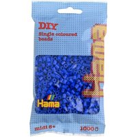 HAMA 207-08 Perlen-Beutel 1000 Stück, blau von HAMA BÜGELPERLEN