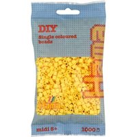 HAMA 207-103 Beutel mit ca. 1000 Midi Perlen. Hellgelb HAMA 207-103 Beutel mit ca. 1000 Midi Perlen. Hellgelb von HAMA BÜGELPERLEN