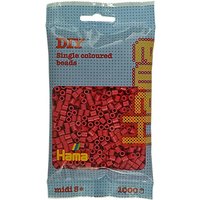 HAMA 207-114 Bügelperlen midi Perlenbeutel 1000 Stück Kirschrot HAMA 207-114 Bügelperlen midi Perlenbeutel 1000 Stück Kirschrot von HAMA BÜGELPERLEN