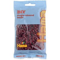 HAMA 207-30 Perlen-Beutel 1000 Stück, Maulbeer HAMA 207-30 Perlen-Beutel 1000 Stück, Maulbeer von HAMA BÜGELPERLEN
