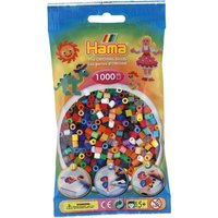 HAMA 207-68 PerlentBeutel 1000 Stück, 50-Farben-Mix von HAMA BÜGELPERLEN