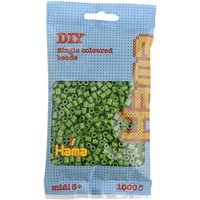 HAMA 207-84 Perlenbeutel 1000 Stück Helle Olive von HAMA BÜGELPERLEN