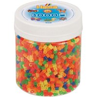 HAMA 209-51 Dose mit 3000 Perlen neonmix von HAMA BÜGELPERLEN