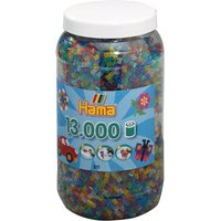 HAMA 211-54 Dose mit 13000 Perlen, Glittermix von HAMA BÜGELPERLEN