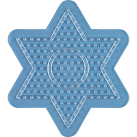 HAMA 270-TR Bügelperlen Midi Stiftplatte kleiner Stern, transparent HAMA 270-TR Bügelperlen Midi Stiftplatte kleiner Stern, transparent von HAMA BÜGELPERLEN