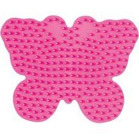 HAMA 298-48 Stiftplatte Schmetterling, farbig: pink von HAMA BÜGELPERLEN