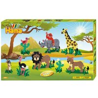 HAMA 3041 Super Geschenkpackung Safari von HAMA BÜGELPERLEN