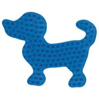 HAMA 326-09 Stiftplatte Kleiner Hund, Blau von HAMA BÜGELPERLEN