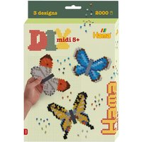 HAMA 3452 Bügelperlen Geschenkpackung Schmetterlinge ca. 2000 Stück von HAMA BÜGELPERLEN