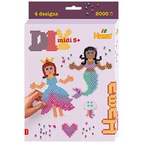 HAMA 3453 Bügelperlen Geschenkpackung Prinzessin & Meerjungfrau von HAMA BÜGELPERLEN