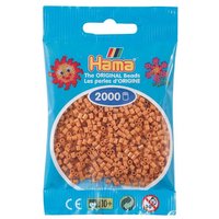 HAMA 501-21 Mini-Perlen 2000 Stück hellbraun von HAMA BÜGELPERLEN