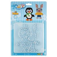 HAMA 8106 HAMA Set mit 2 Maxi-Stiftplatten (Pinguin, Kaninchen) von HAMA BÜGELPERLEN