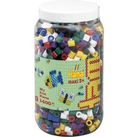 HAMA 8540 Dose mit ca. 1400 Maxi-Perlen, Vollton-Mix von HAMA BÜGELPERLEN