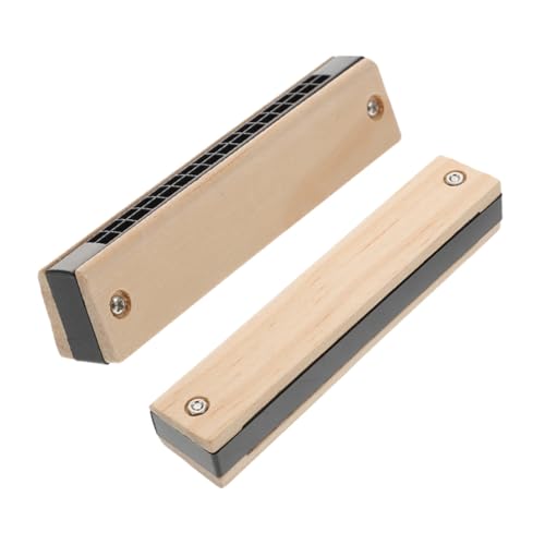 HAMPPLIES 2 Stück Holzmundharmonika Teiliges Musikspielzeug DIY Graffiti Mundharmonika aus Holz Pädagogisch Wertvolles Instrument Tragbar Robust Sicher HAMPPLIES 2 Stück Holzmundharmonika Teiliges Musikspielzeug DIY Graffiti Mundharmonika aus Holz Pädagogisch Wertvolles Instrument Tragbar Robust Sicher von HAMPPLIES