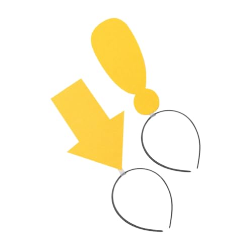 HAMPPLIES 2 Stück Lustige Haarreifen mit Gelbem und Ausrufezeichen Elastische Kreative Haarbänder als Witziger Haarschmuck für Party Geburtstag Hochzeit und Karneval HAMPPLIES 2 Stück Lustige Haarreifen mit Gelbem und Ausrufezeichen Elastische Kreative Haarbänder als Witziger Haarschmuck für Party Geburtstag Hochzeit und Karneval von HAMPPLIES