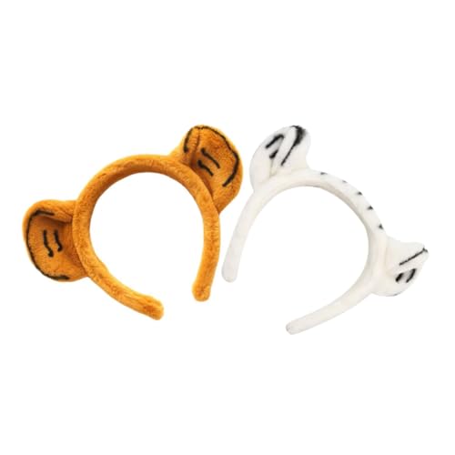 HAMPPLIES 2 Stück Teiliges Tiger ohren Haarreif Weiche Plüsch stirnbänder für Damen Leichtes Bequemes Party Cosplay accessoire Niedliches Tierohren Haarband für Karneval und Feier HAMPPLIES 2 Stück Teiliges Tiger ohren Haarreif Weiche Plüsch stirnbänder für Damen Leichtes Bequemes Party Cosplay accessoire Niedliches Tierohren Haarband für Karneval und Feier von HAMPPLIES