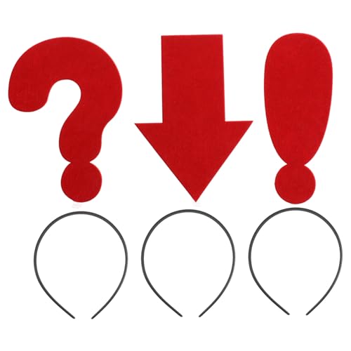 HAMPPLIES 3 Lustige Stirnbänder mit Kreativen Symbolen Rot Hoop Haarreifen für Erwachsene Kinderpartys Karneval Halloween Accessoires HAMPPLIES 3 Lustige Stirnbänder mit Kreativen Symbolen Rot Hoop Haarreifen für Erwachsene Kinderpartys Karneval Halloween Accessoires von HAMPPLIES
