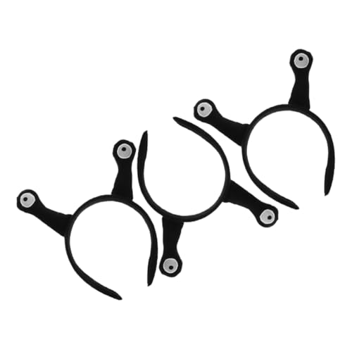 HAMPPLIES 3 Stück Snail Antenna Headband Teiliges Schwarz Weiches Stirnband Lustiges Kostüm Accessoire für Frauen Party Karneval Cosplay HAMPPLIES 3 Stück Snail Antenna Headband Teiliges Schwarz Weiches Stirnband Lustiges Kostüm Accessoire für Frauen Party Karneval Cosplay von HAMPPLIES